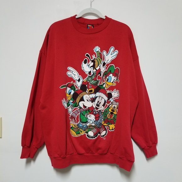vintage disney christmas sweatshirt